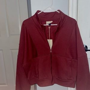 Zip up sweatshirt